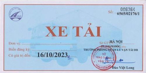 Phù hiệu vận tải