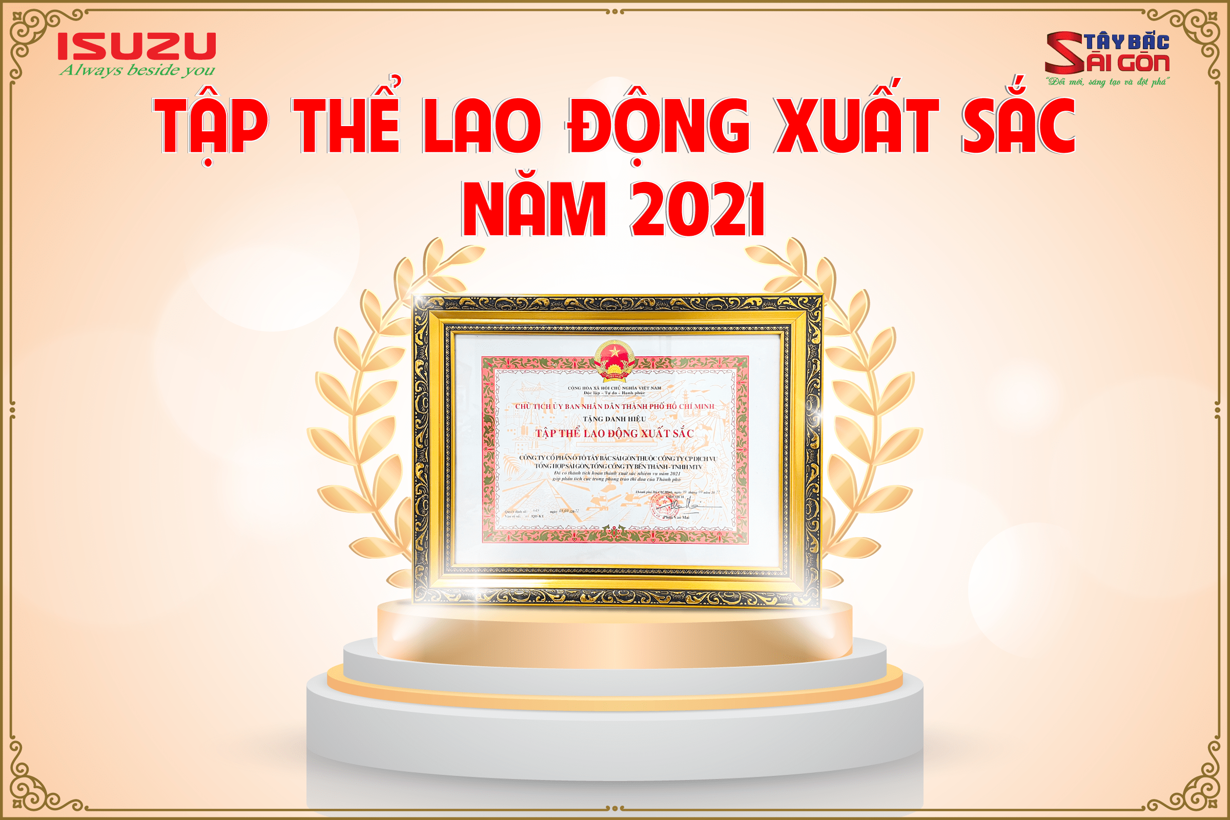 Tập thể lao động xuất sắc năm 2021
