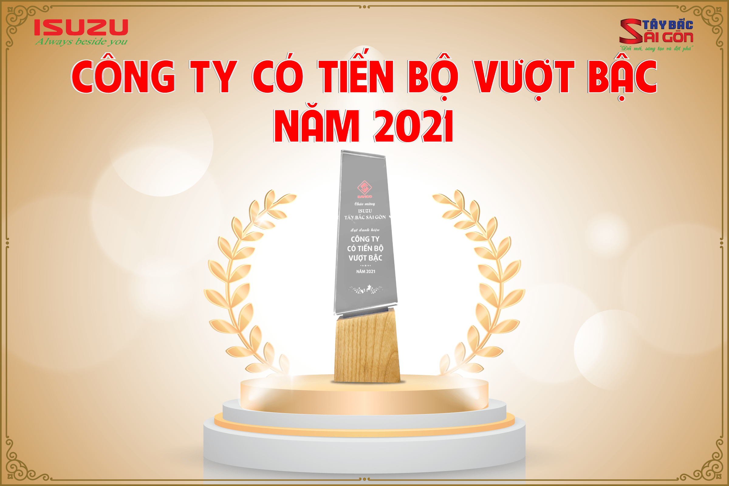 Công ty tiến bộ vượt bậc 2021