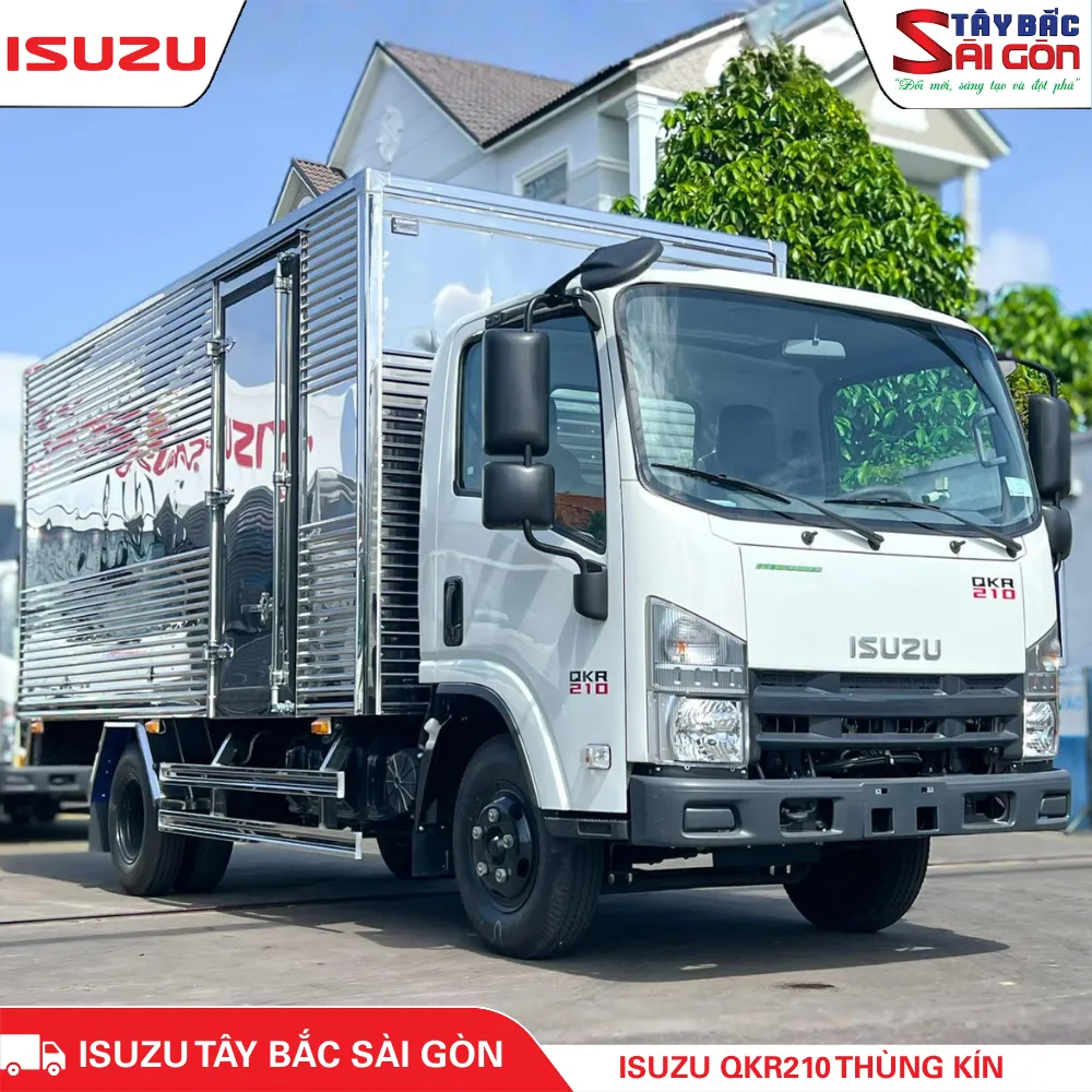 QKR210 THÙNG KÍN – XE TẢI ISUZU 1T9 THÙNG KÍN