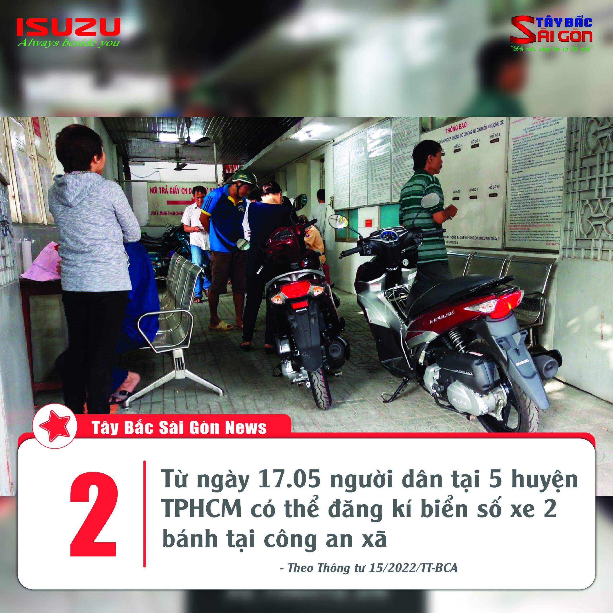 Đăng kí xe tại huyện/xã