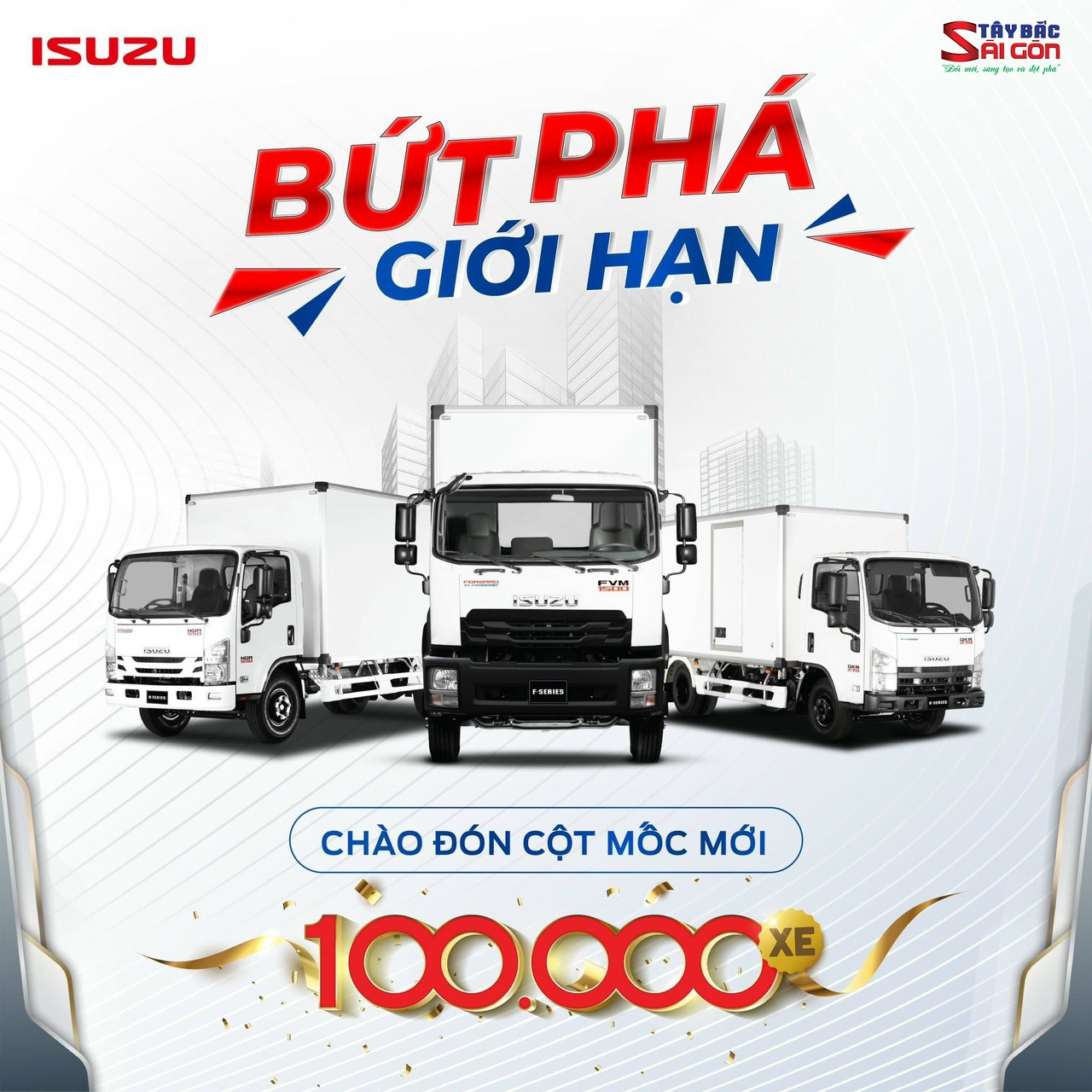 Chúc mừng Isuzu kinh doanh xe thứ 100.000