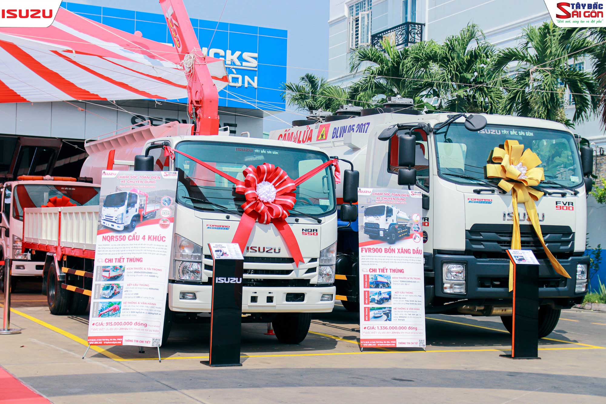 Trưng bày xe chuyên dùng