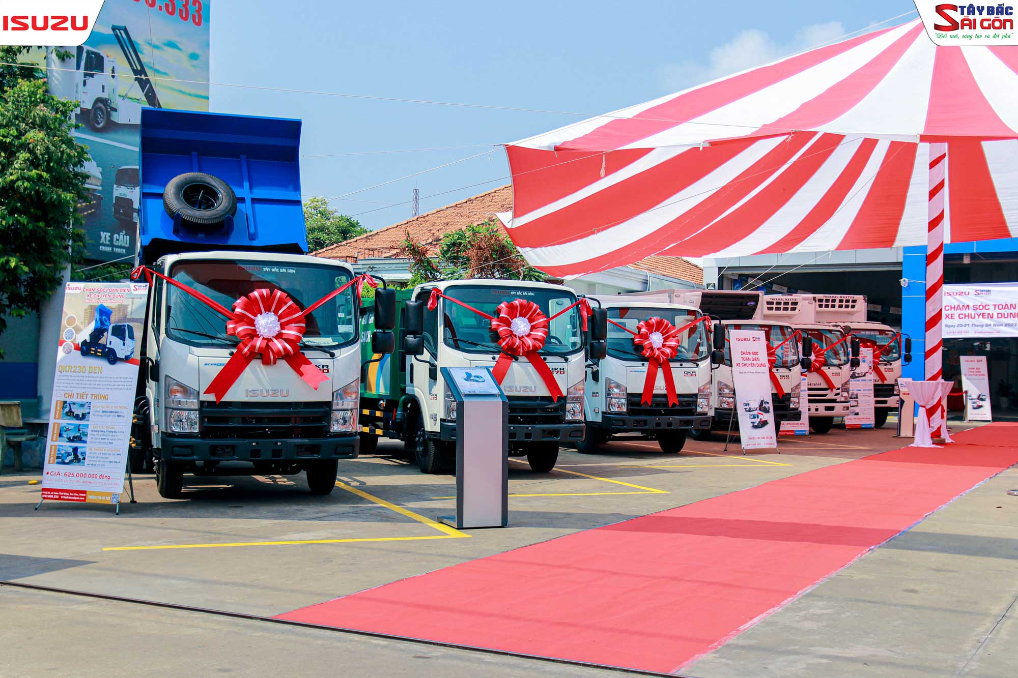 Trưng bày xe chuyên dùng