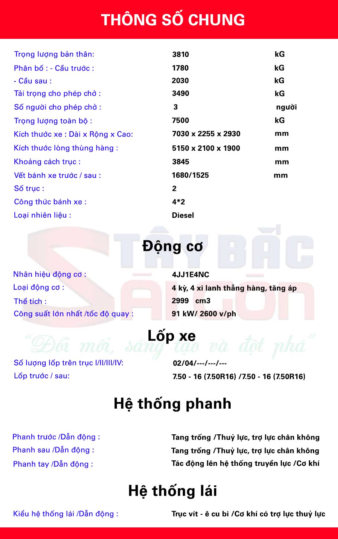 Xe tải Isuzu NPR400 3.5 Tấn Thùng Kín