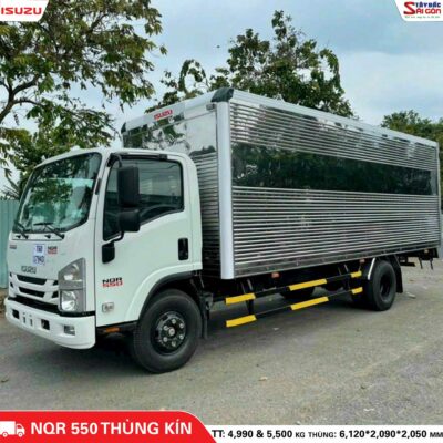xe tải ISUZU NQR550 thùng kín