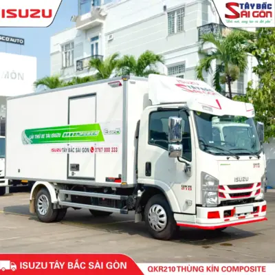 QKR210 THÙNG KÍN COMPOSITE – XE TẢI THÙNG KÍN COMPOSITE 2.3 TẤN FULL OPTION