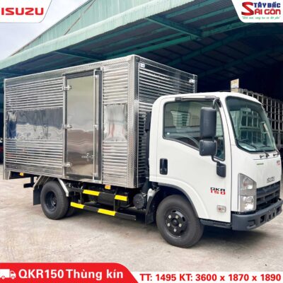 Xe Tải Isuzu QKR150 1.4 Tấn Thùng Kín