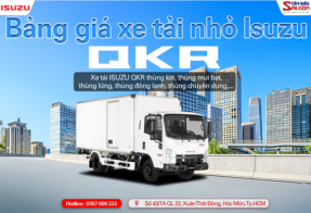 Giá xe tải nhỏ ISUZU tháng 11/2024 – Lựa chọn hoàn hảo cho vận chuyển nội thành