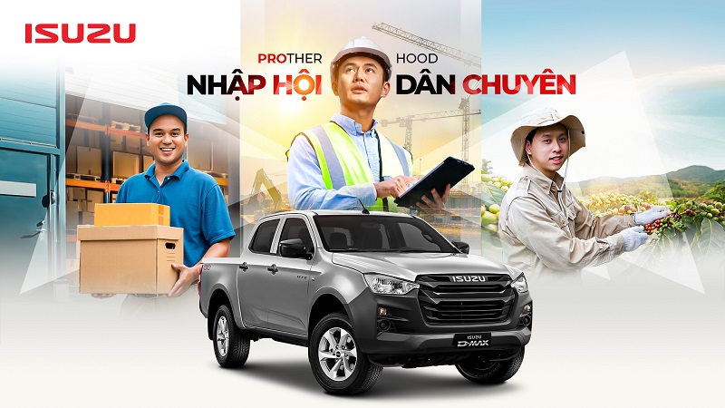 ISUZU D-Max vận chuyển hiệu quả cho mọi ngành nghề