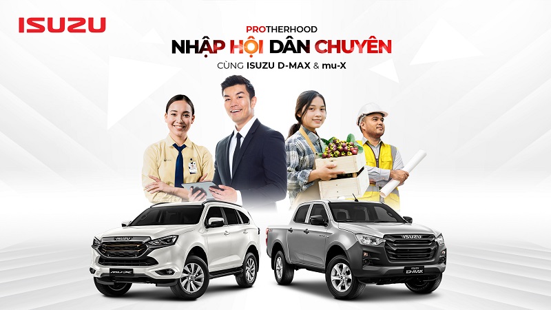 Cùng mu-X và D-Max "nhập hội dân chuyên"