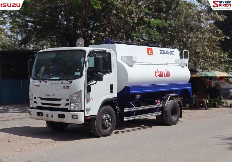 Ô tô xi-téc ISUZU xe bồn xăng dầu đạt chuẩn