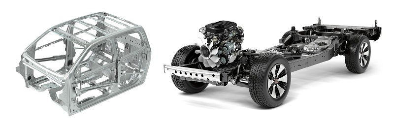 Thân xe ISUZU D-Max nhẹ nhưng chắc chắn