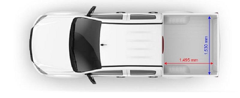Thùng xe ISUZU D-Max rộng rãi