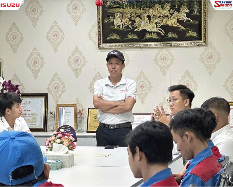Hội thi tay nghề nội bộ Kỹ Thuật Viên ISUZU Tây Bắc Sài Gòn