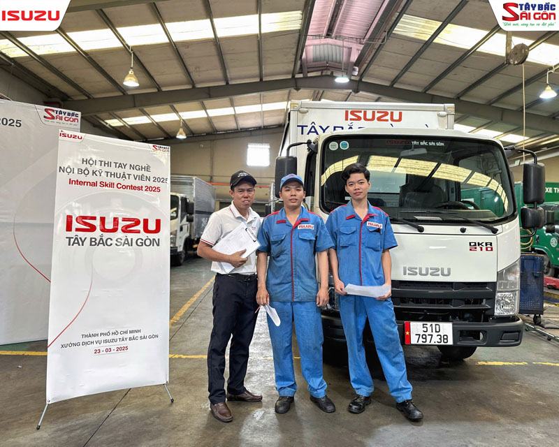 Hội thi tay nghề nội bộ Kỹ Thuật Viên ISUZU Tây Bắc Sài Gòn