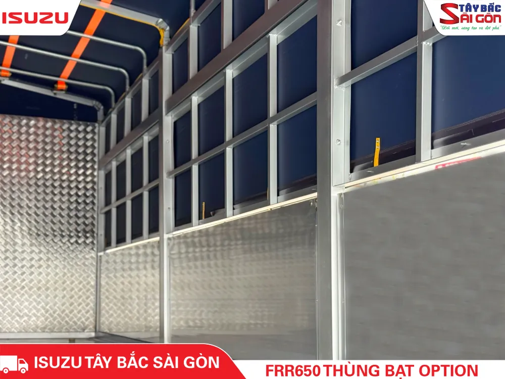 FRR650 THÙNG BẠT FULL OPTION - XE TẢI 6.4 TẤN