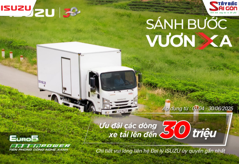 ISUZU 30 năm sánh bước vươn xa
