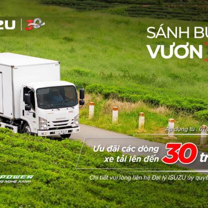 ISUZU VIỆT NAM ƯU ĐÃI TRI ÂN KHÁCH HÀNG – DÀNH CHO DÒNG XE TẢI EURO5