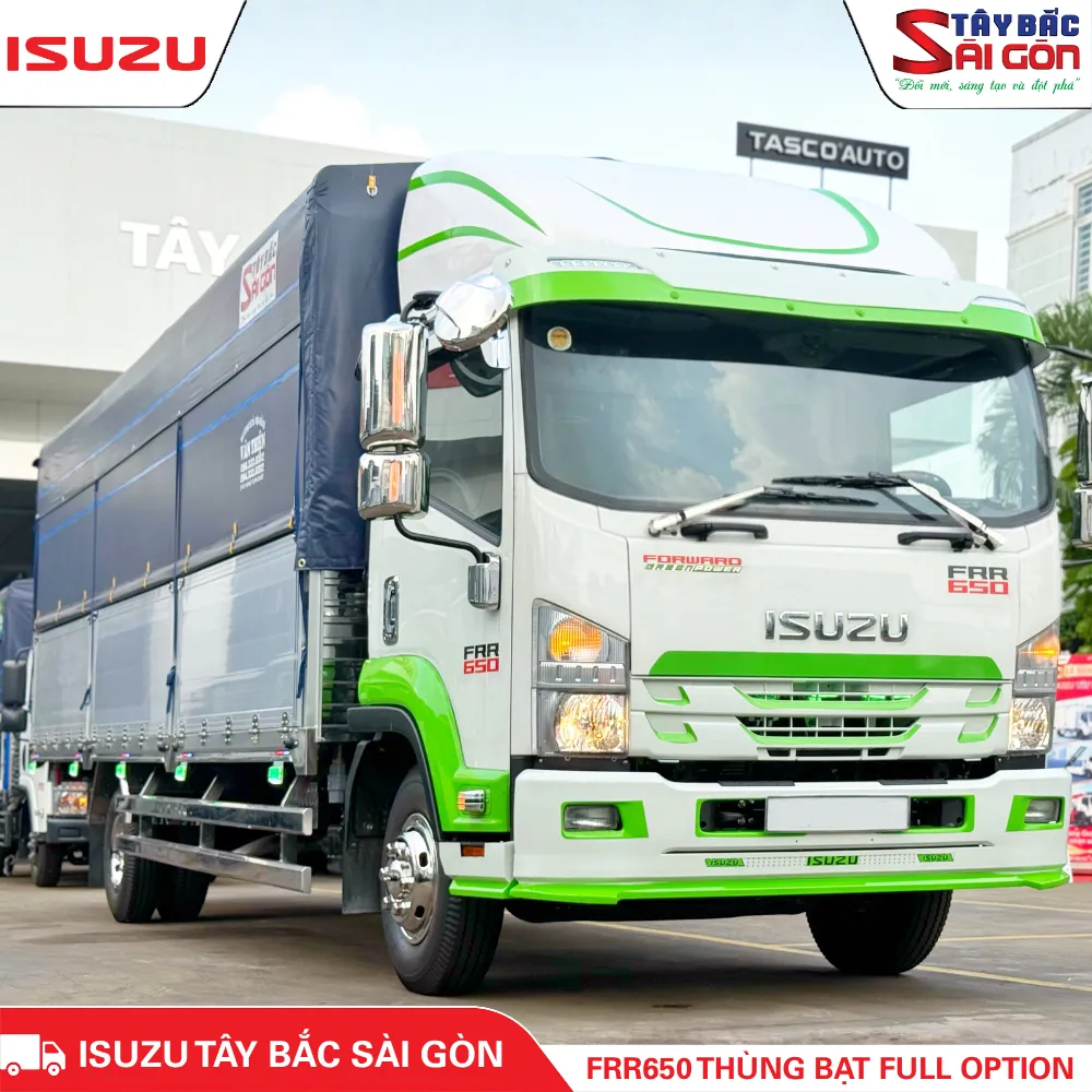 FRR650 THÙNG BẠT FULL OPTION – XE TẢI 6.4 TẤN0
