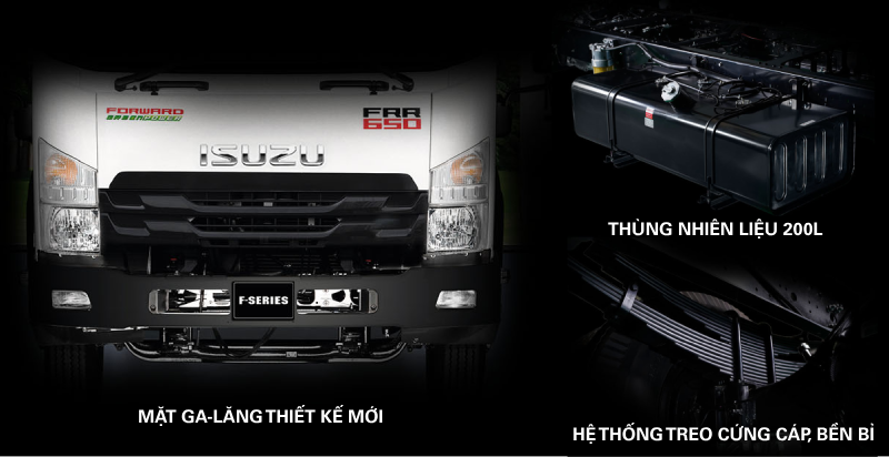 Ngoại thất xe tải hạng C FRR650