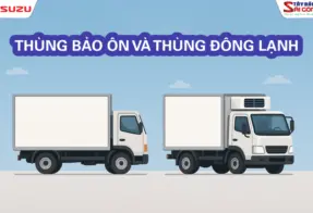 Phân biệt thùng bảo ôn và thùng đông lạnh | Tư vấn chọn xe tải