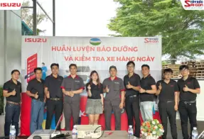HUẤN LUYỆN BẢO DƯỠNG VÀ KIỂM TRA XE HẰNG NGÀY – ISUZU Tây Bắc Sài Gòn kết hợp Quang Tường Transportation