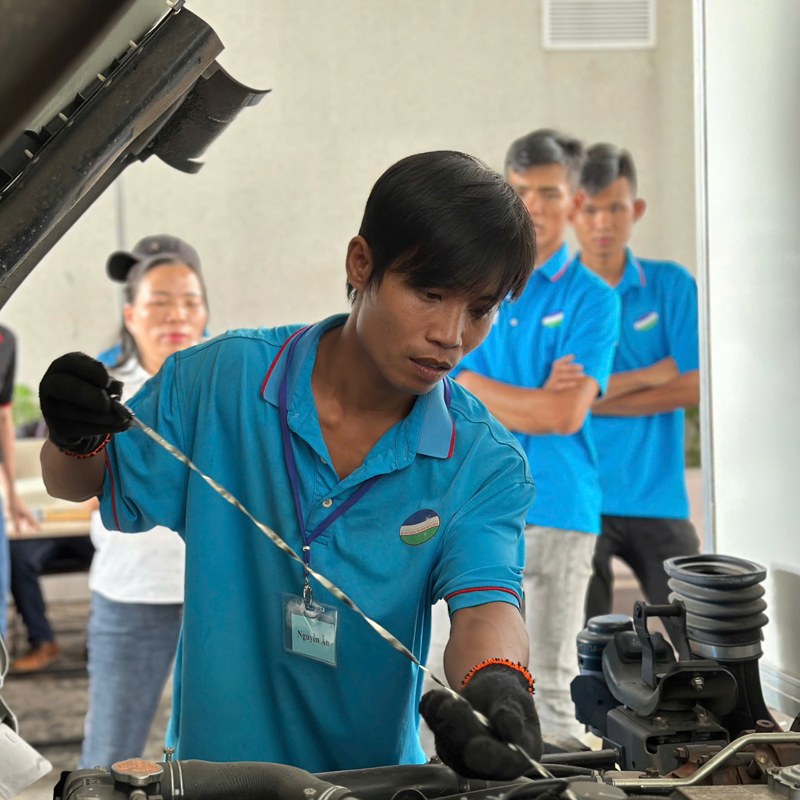 Thực hành bảo dưỡng xe