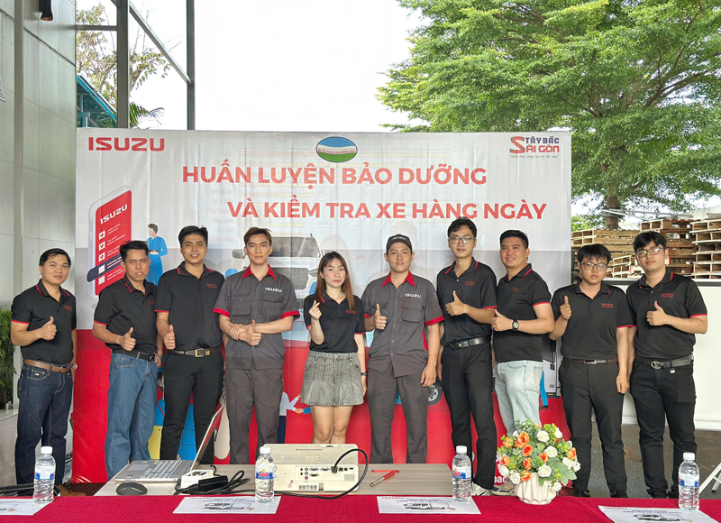 Buổi huấn luyện cùng ISUZU Tây Bắc Sài Gòn