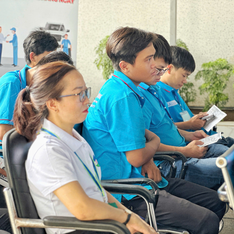 Hình ảnh: Buổi đào tạo lý thuyết về bao dưỡng và kiểm tra xe hằng ngày