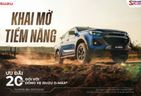 Khuyến mãi 20 triệu xe D-Max Prestige của ISUZU