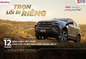 CHƯƠNG TRÌNH ƯU ĐÃI ĐẶC BIỆT DÀNH CHO KHÁCH HÀNG SỞ HỮU NEW ISUZU MU-X 2025