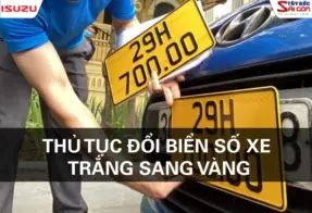 Hướng dẫn thủ tục đổi biển trắng sang vàng theo Thông Tư 79/2024/TT-BCA