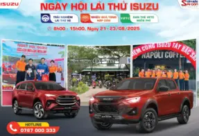 Mở đăng ký lái thử xe ISUZU: Chuỗi sự kiện 3 ngày Đồng Nai – Tây Ninh