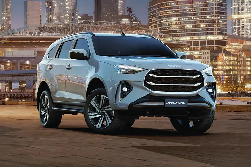 Dòng xe ISUZU mu-X là một trong các dòng xe SUV 7 chổ đáng mua
