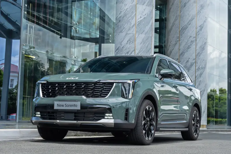 Kia Sorento mang vẻ ngoài thu hút