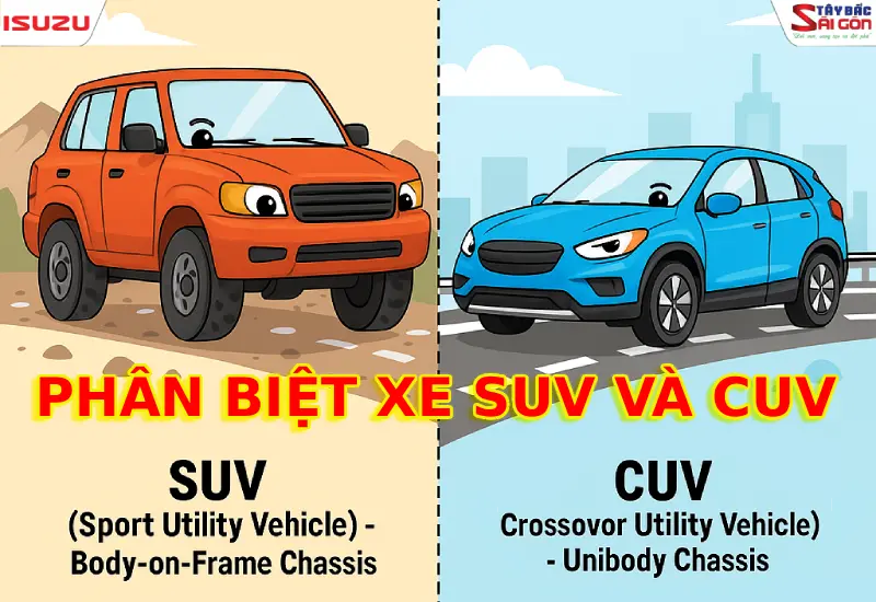 Xe SUV và CUV là gì?