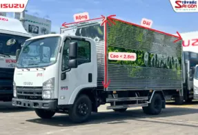 KÍCH THƯỚC THÙNG XE TẢI 2 TẤN – TIÊU CHUẨN MỚI NHẤT 2025