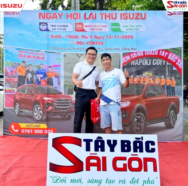 Sự kiện lái thử xe ISUZU