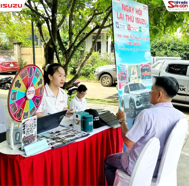 Sự kiện lái thử xe ISUZU