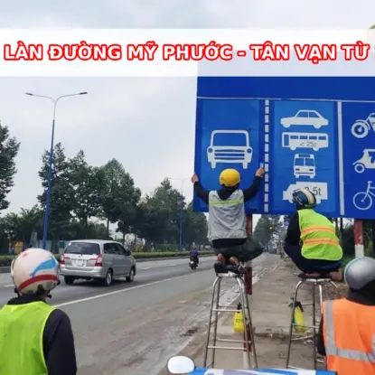 TÁCH LÀN ĐƯỜNG MỸ PHƯỚC – TÂN VẠN TỪ 14/11: GIẢI PHÁP CHO “ĐIỂM NÓNG” TAI NẠN KHU VỰC