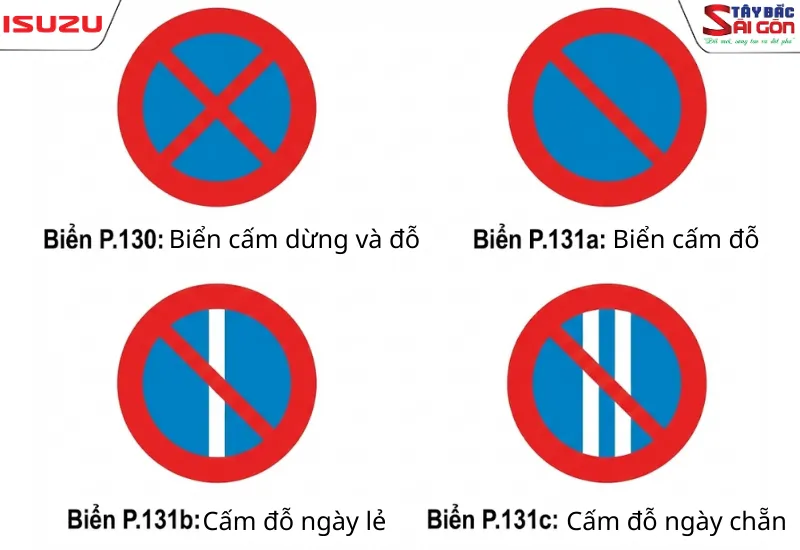 BIỂN CẤM DỪNG, CẤM ĐỖ: Ý NGHĨA & MỨC PHẠT TÀI XẾ CẦN BIẾT