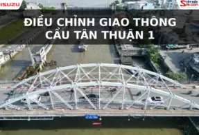 CẦU TÂN THUẬN 1: CHÍNH THỨC ĐIỀU CHỈNH GIAO THÔNG SAU 120 NĂM SỬ DỤNG