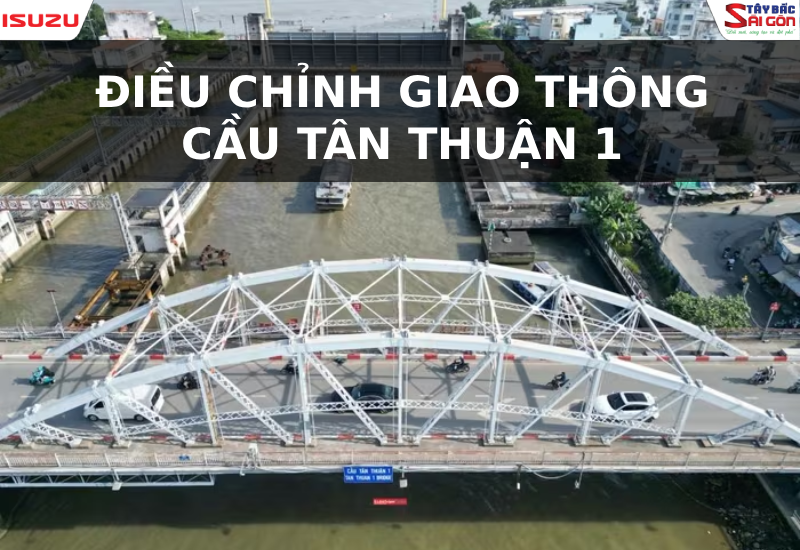 Điều chỉnh giao thông trên Cầu Tân Thuận 1