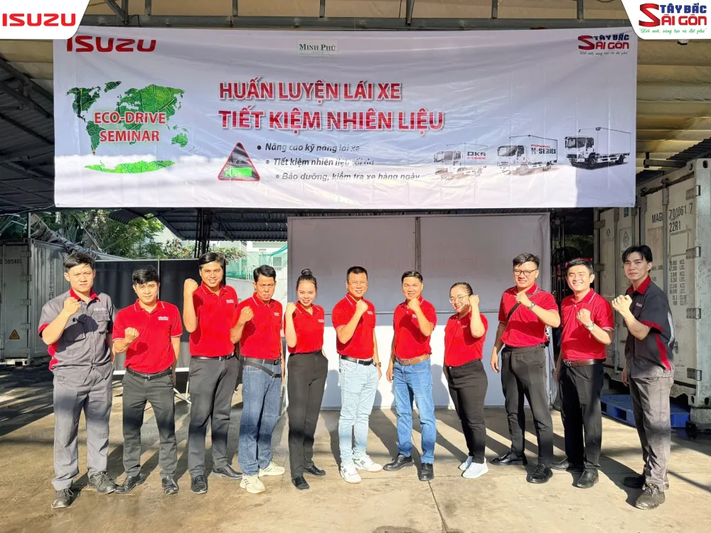 Huấn luyện lái xe tiết kiệm cùng ISUZU Tây Bắc Sài Gòn