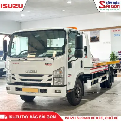 NRP400 Xe kéo, chở xe – Xe chở xe con sàn trượt