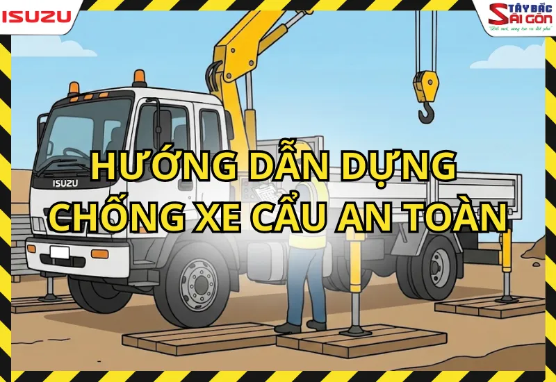 HƯỚNG DẪN DỰNG CHÂN CHỐNG XE CẨU AN TOÀN: QUY TRÌNH CHUẨN CHO NGƯỜI MỚI