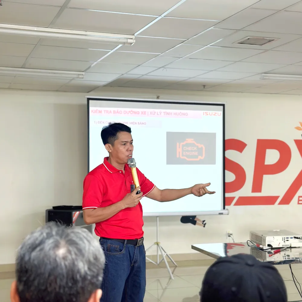 Huong dan ly thuyet kiem tra xe hang ngay Isuzu