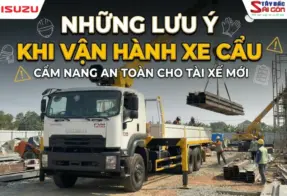NHỮNG LƯU Ý KHI VẬN HÀNH XE CẨU: CẨM NANG AN TOÀN CHO TÀI XẾ MỚI
