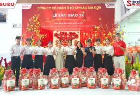 CÔNG ĐOÀN CÔNG TY TRAO TẶNG QUÀ TẾT CHO CÁN BỘ NHÂN VIÊN ISUZU TÂY BẮC SÀI GÒN